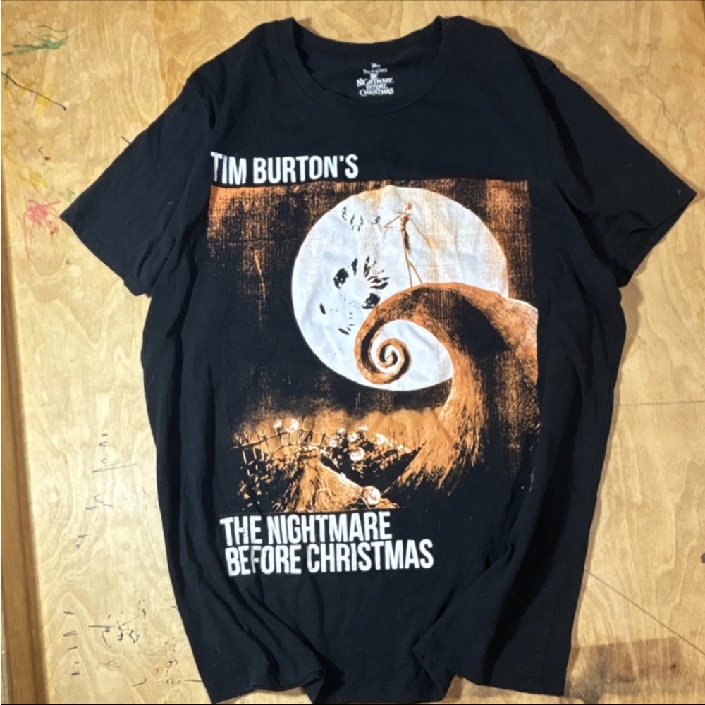 Disney Black and Orange Tim Burton's Tee